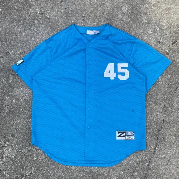 Vintage Jerzees Mesh Baseball Jersey Men's Large - Picture 2 of 6